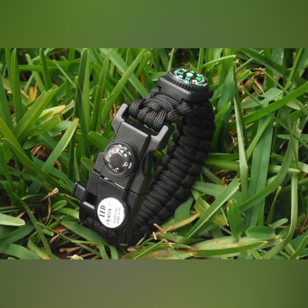 Kilobey 21 in 1 Paracord Survival Bracelet NWT